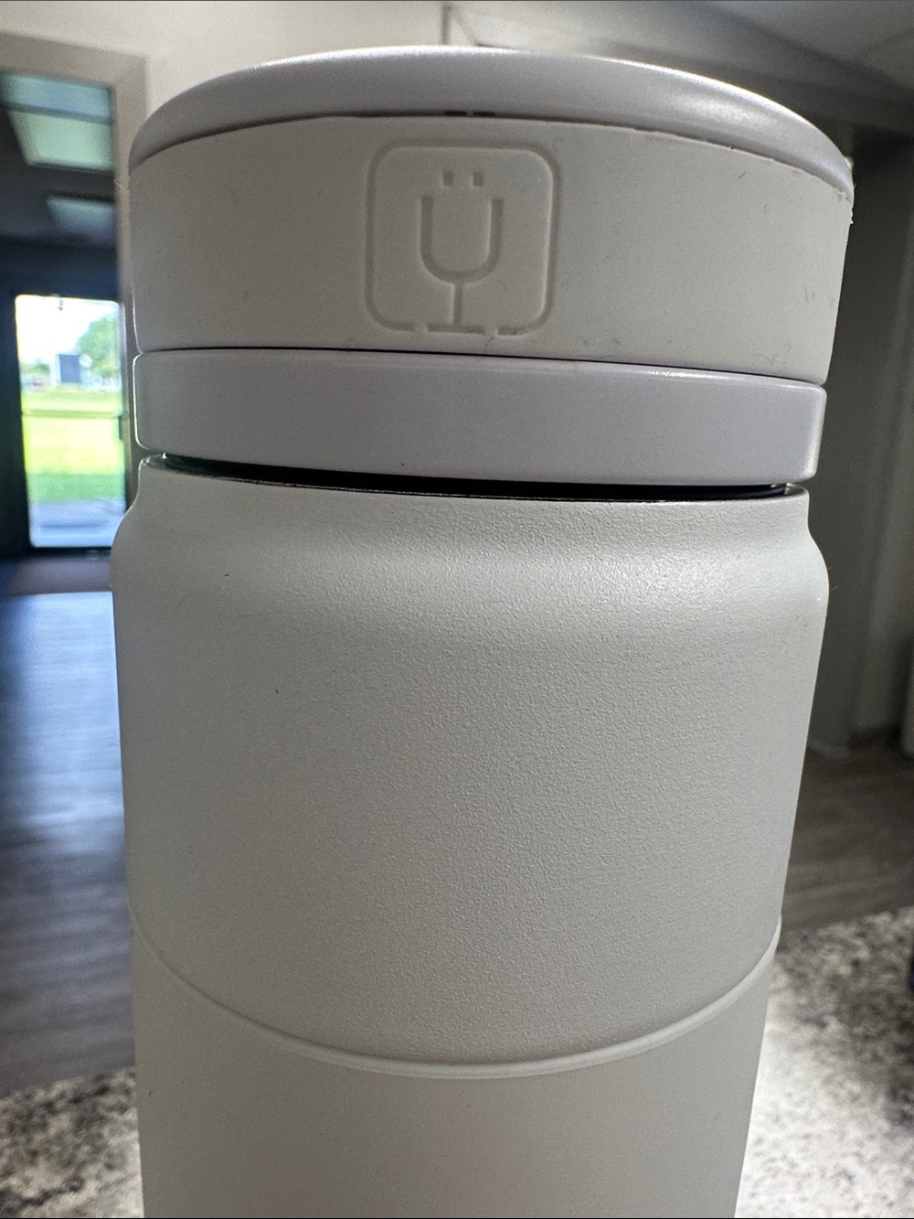 White Insulated Travel Tumbler by Brumate Rotera